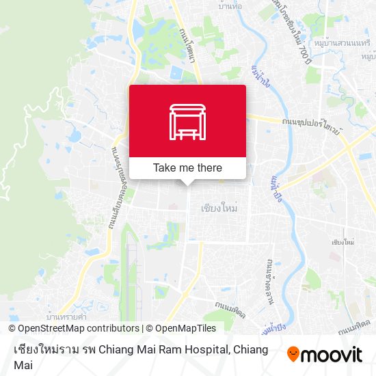 เชียงใหม่ราม รพ Chiang Mai Ram Hospital map