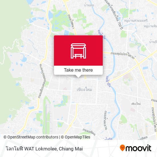 โลกโมฬี WAT Lokmolee map