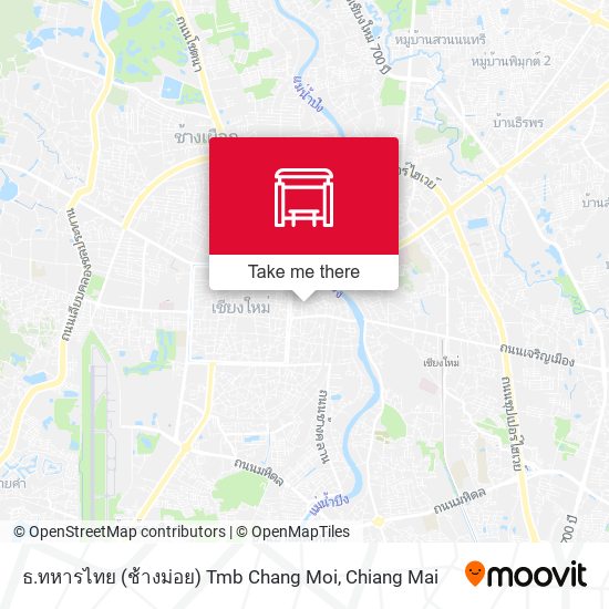 ธ.ทหารไทย (ช้างม่อย) Tmb Chang Moi map