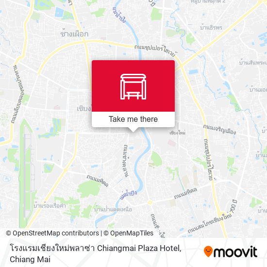 โรงแรมเชียงใหม่พลาซ่า Chiangmai Plaza Hotel map