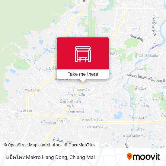 แม็คโคร Makro Hang Dong map