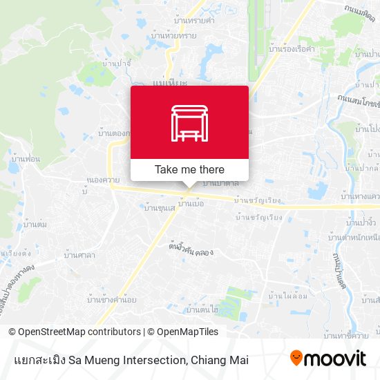 แยกสะเมิง Sa Mueng Intersection map
