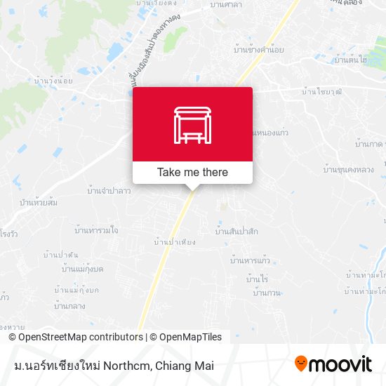 ม.นอร์ทเชียงใหม่ Northcm map