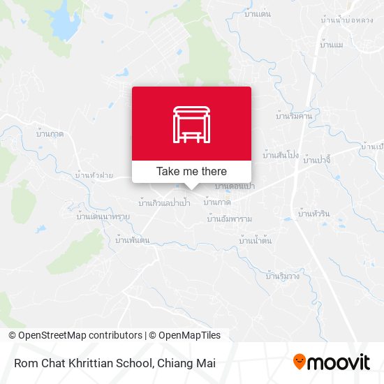Rom Chat Khrittian School map