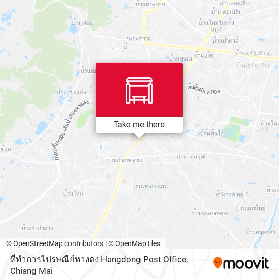 ที่ทำการไปรษณีย์หางดง Hangdong Post Office map