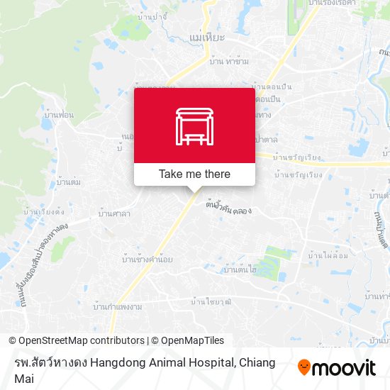 รพ.สัตว์หางดง Hangdong Animal Hospital map