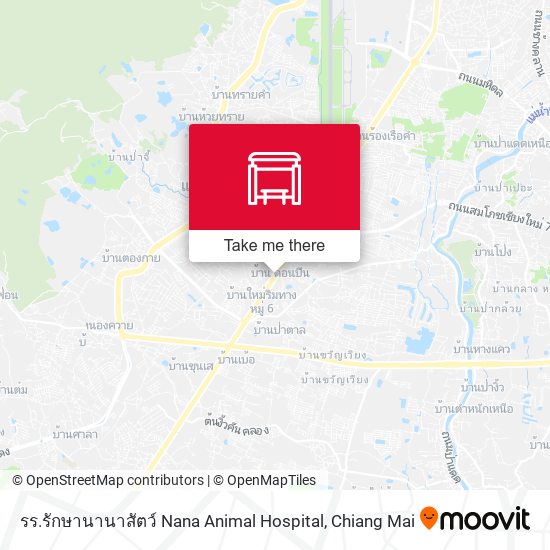 รร.รักษานานาสัตว์ Nana Animal Hospital map