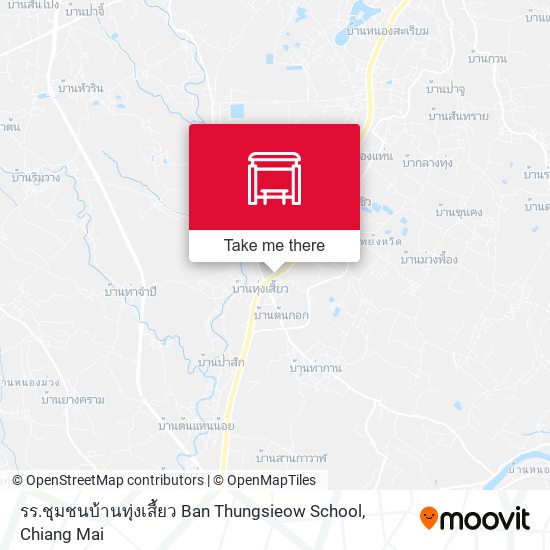 รร.ชุมชนบ้านทุ่งเสี้ยว Ban Thungsieow School map