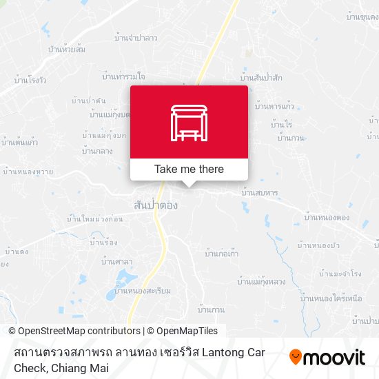 สถานตรวจสภาพรถ ลานทอง เซอร์วิส Lantong Car Check map