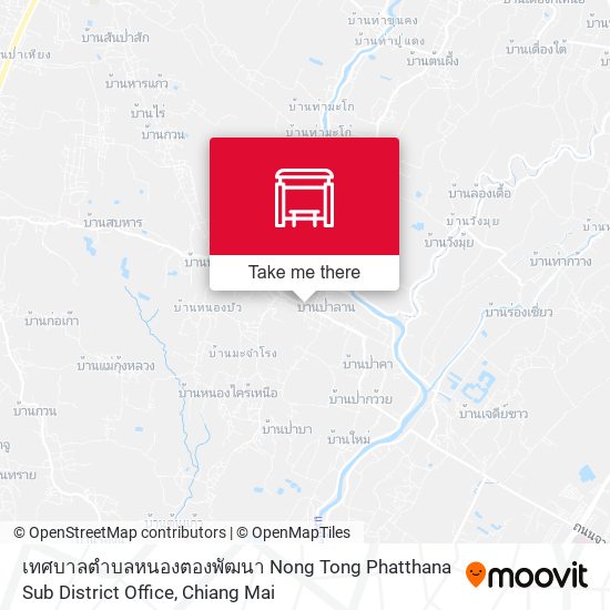 เทศบาลตำบลหนองตองพัฒนา Nong Tong Phatthana Sub District Office map