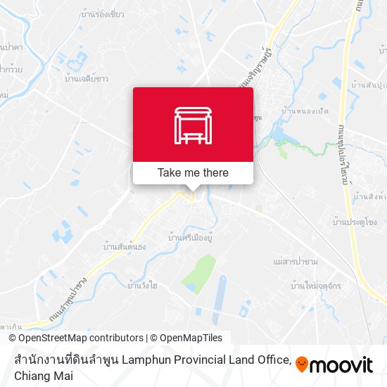 สำนักงานที่ดินลำพูน Lamphun Provincial Land Office map