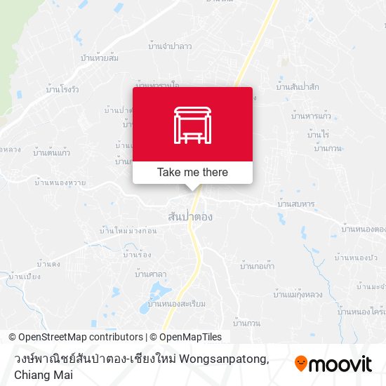 วงษ์พาณิชย์สันป่าตอง-เชียงใหม่ Wongsanpatong map