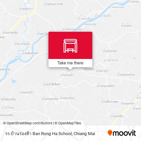 รร.บ้านร่องห้า Ban Rong Ha School map