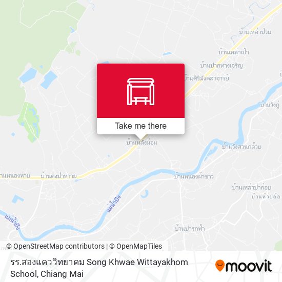 รร.สองแคววิทยาคม Song Khwae Wittayakhom School map