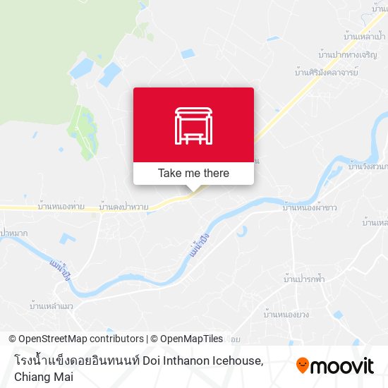 โรงน้ำแข็งดอยอินทนนท์ Doi Inthanon Icehouse map