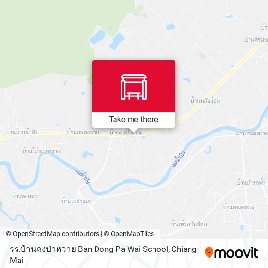 รร.บ้านดงป่าหวาย Ban Dong Pa Wai School map