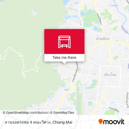 ลานจอดรถหอ 4 คณะวิศวะ map