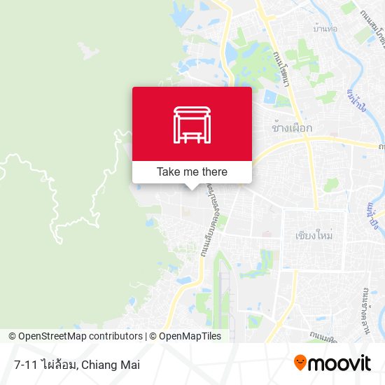7-11 ไผ่ล้อม map