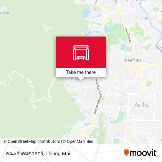 คณะสังคมศาสตร์ map