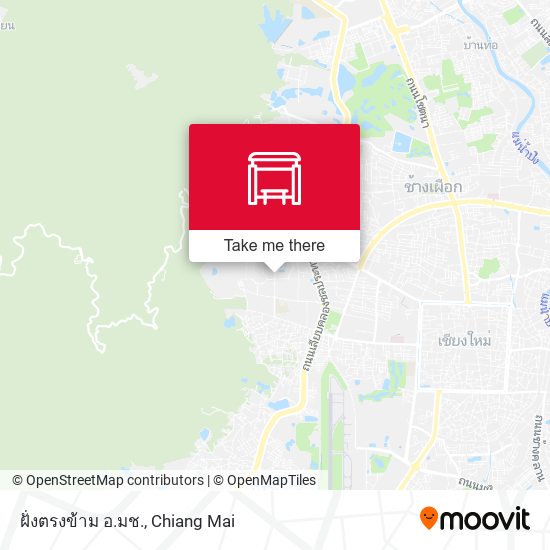 ฝั่งตรงข้าม อ.มช. map