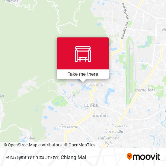 คณะอุตสาหกรรมเกษตร map