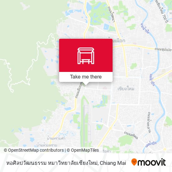 หอศิลปวัฒนธรรม หมาวิทยาลัยเชียงใหม่ map