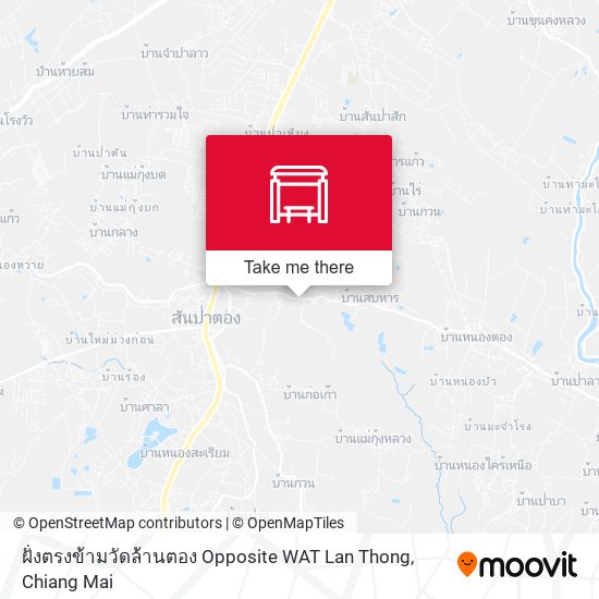 ฝั่งตรงข้ามวัดล้านตอง Opposite WAT Lan Thong map