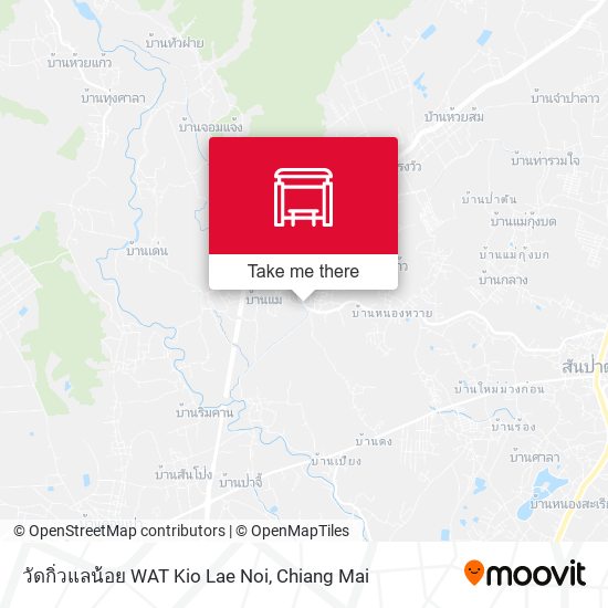 วัดกิ่วแลน้อย WAT Kio Lae Noi map
