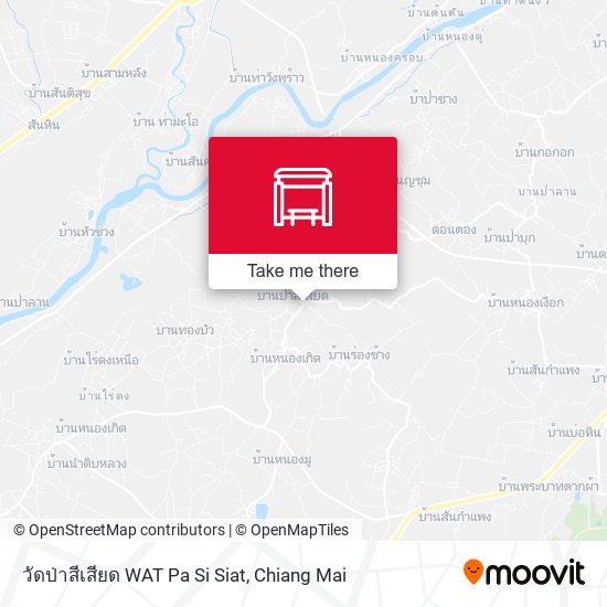 วัดป่าสีเสียด WAT Pa Si Siat map