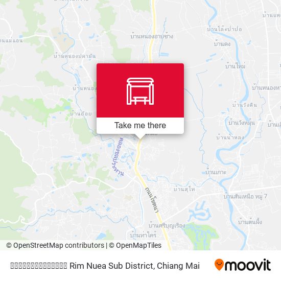 เทศบาลริมเหนือ Rim Nuea Sub District map
