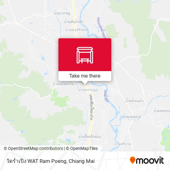 วัดร่ำเปิง WAT Ram Poeng map