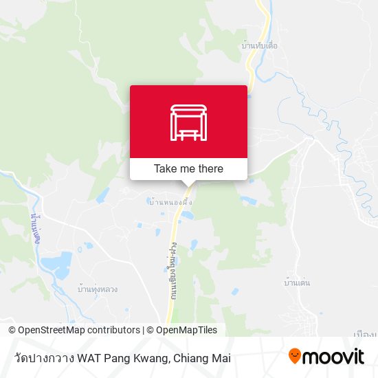 วัดปางกวาง WAT Pang Kwang map