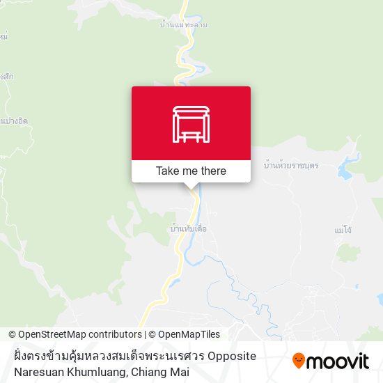 ฝั่งตรงข้ามคุ้มหลวงสมเด็จพระนเรศวร Opposite Naresuan Khumluang map