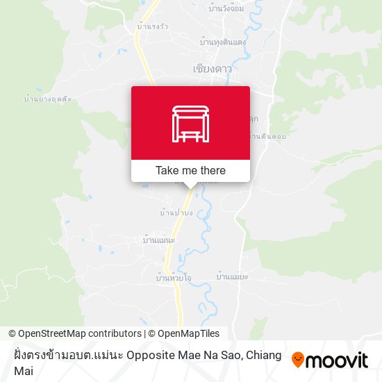 ฝั่งตรงข้ามอบต.แม่นะ Opposite Mae Na Sao map