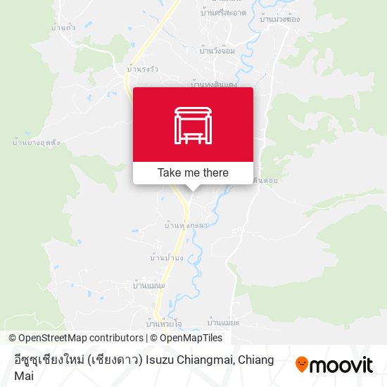 อีซูซุเชียงใหม่ (เชียงดาว)  Isuzu Chiangmai map