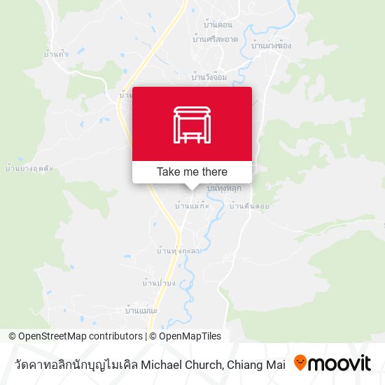 วัดคาทอลิกนักบุญไมเคิล Michael Church map