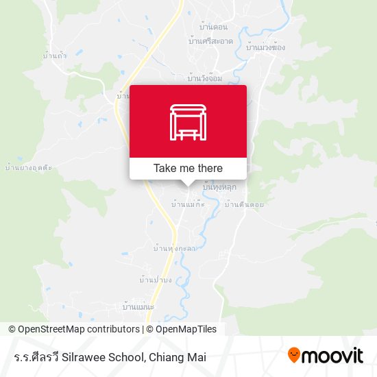 ร.ร.ศีลรวี Silrawee School map
