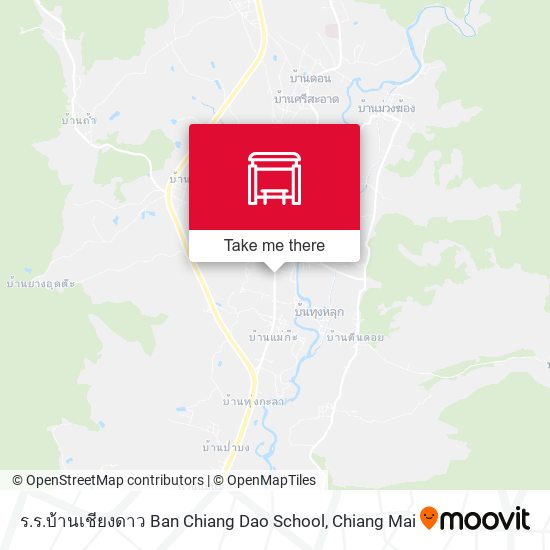 ร.ร.บ้านเชียงดาว Ban Chiang Dao School map