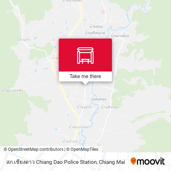 สภ.เชียงดาว Chiang Dao Police Station map