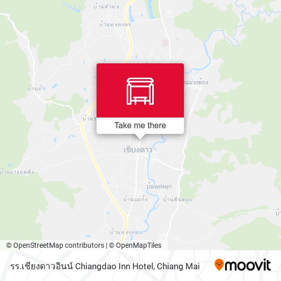 รร.เชียงดาวอินน์ Chiangdao Inn Hotel map