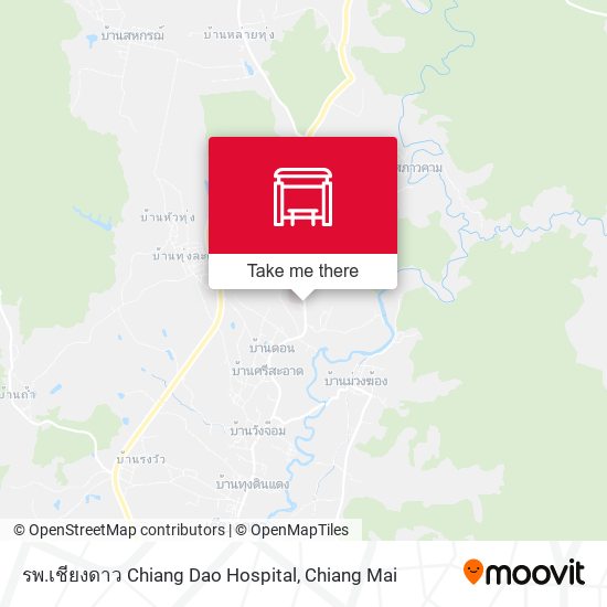 รพ.เชียงดาว Chiang Dao Hospital map