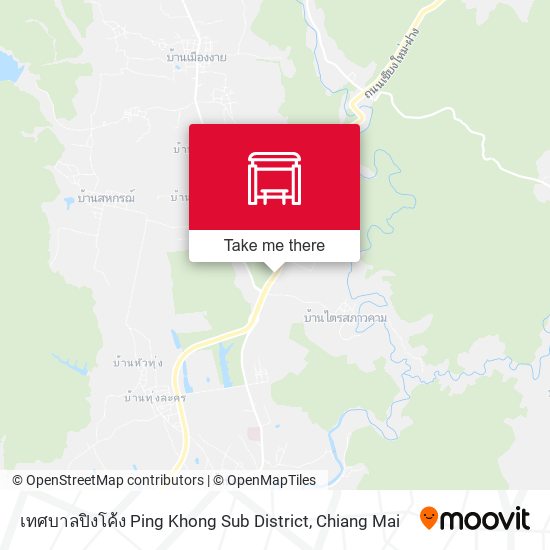เทศบาลปิงโค้ง Ping Khong Sub District map