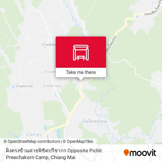 ฝั่งตรงข้ามค่ายพิชิตปรีชากร Opposite Pichit Preechakorn Camp map