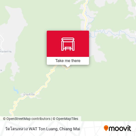 วัดโตนหลวง WAT Ton Luang map