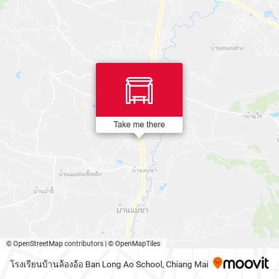 โรงเรียนบ้านล้องอ้อ Ban Long Ao School map