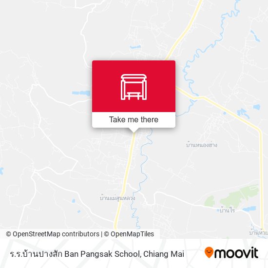 ร.ร.บ้านปางสัก Ban Pangsak School map