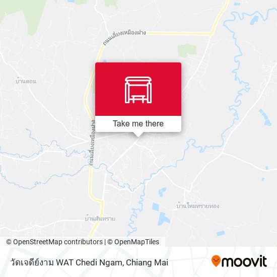 วัดเจดีย์งาม WAT Chedi Ngam map