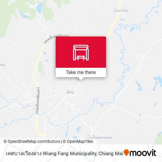 เทศบาลเวียงฝาง Wiang Fang Municipality map