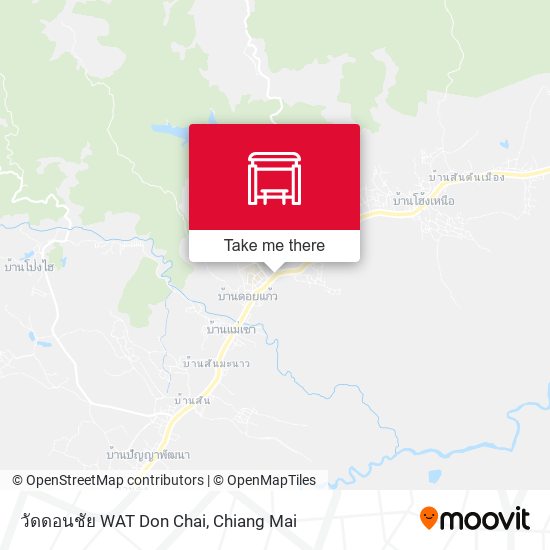วัดดอนชัย WAT Don Chai map
