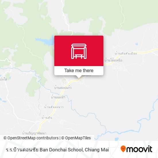 ร.ร.บ้านดอนชัย Ban Donchai School map